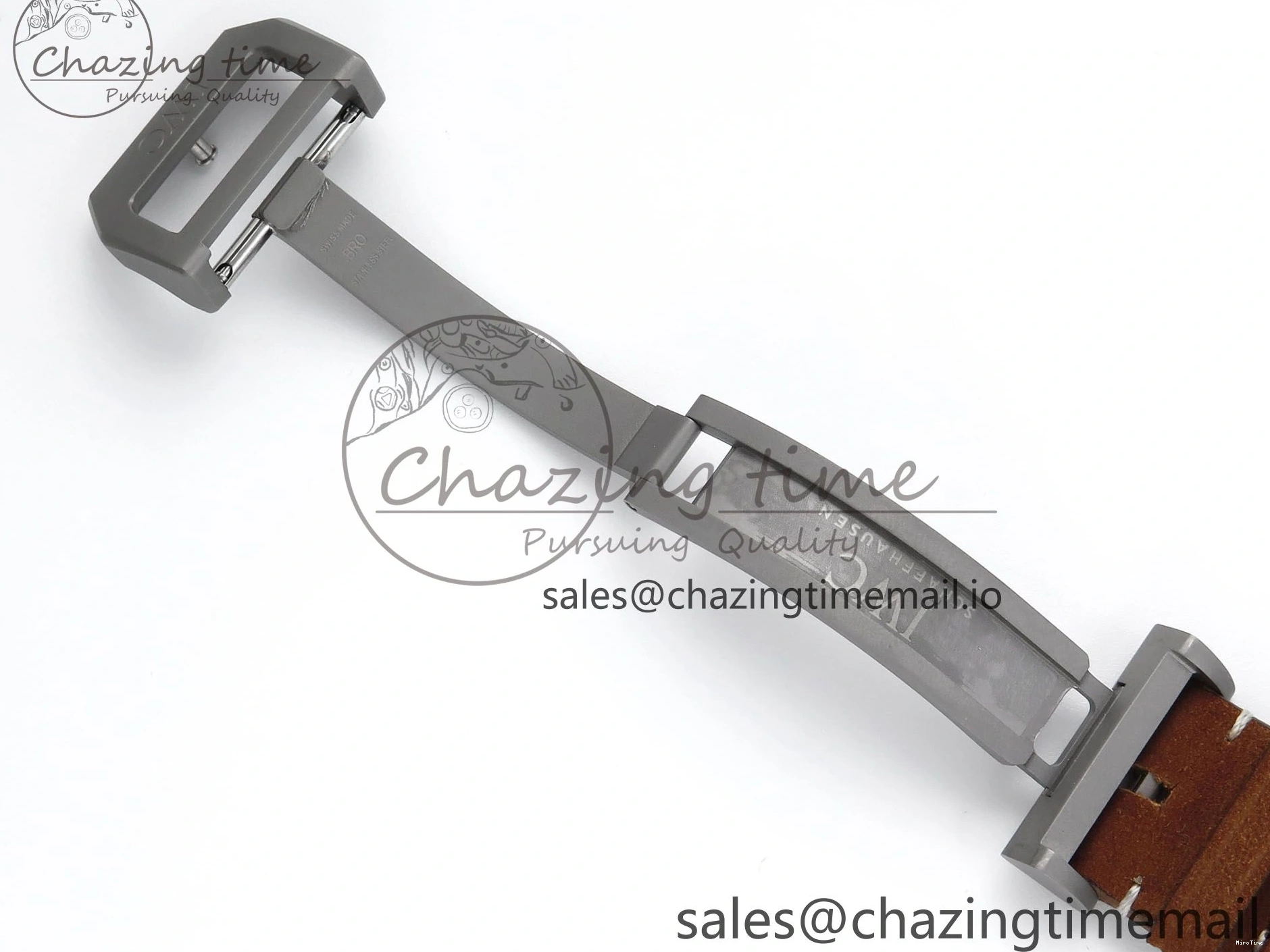 MIROTIME 0130 Big Pilot IW329701 M+F 1:1 Best Edition Black Dial on Brown Leather Strap MY RelaxedFit 7005